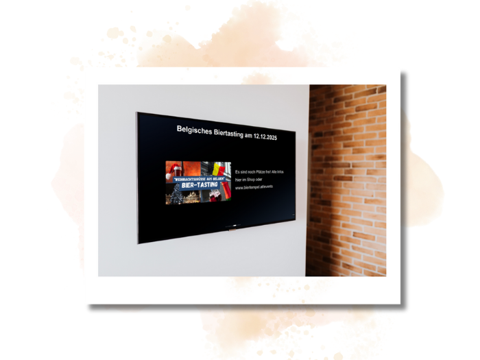 TV-Slideshow mit Events und Produkten